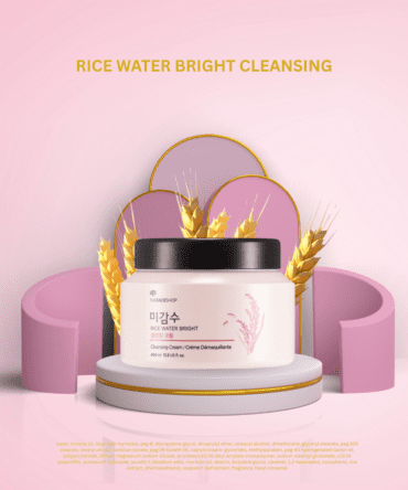 RICE WATER BRIGHT FACIAL CLEANSING CREAM 400ML